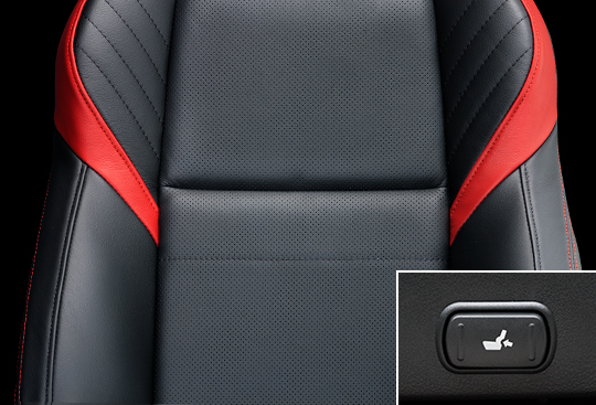 Leather Seats with Lumbar Support