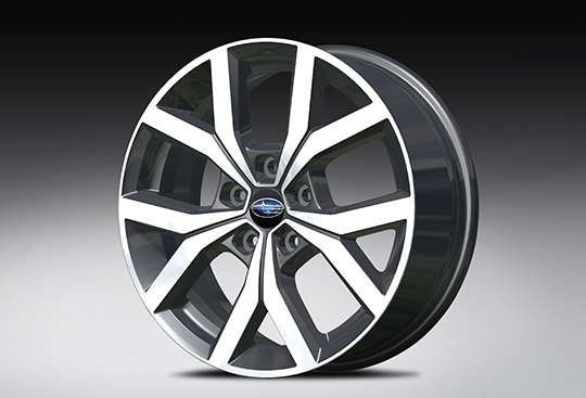 17-inch Aluminium-alloy Wheel (Black Polish)