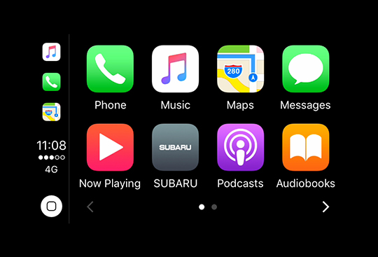 Apple CarPlay<sup>*2</sup> and Android Auto™<sup>*3</sup>